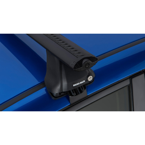 Kit 2 barres de toit noires RHINO-RACK Vortex 2500 • JA2185 