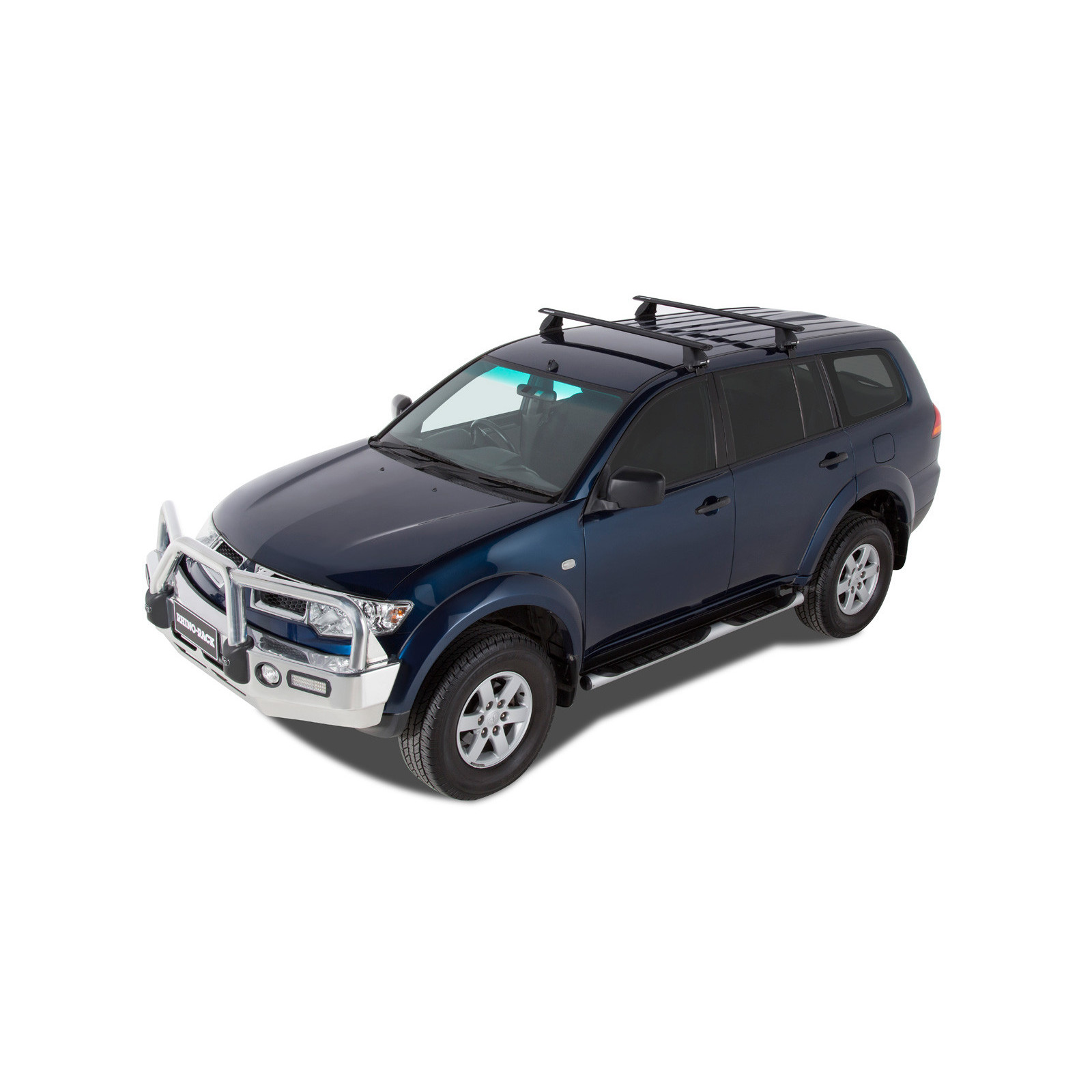 Kit 2 barres de toit noires RHINO-RACK Vortex 2500 • JA2209 