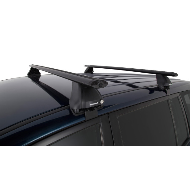 Kit 2 barres de toit noires RHINO-RACK Vortex 2500 • JA2209 