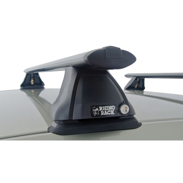 Kit 2 barres de toit noires RHINO-RACK Vortex 2500 FMP • JA2210 