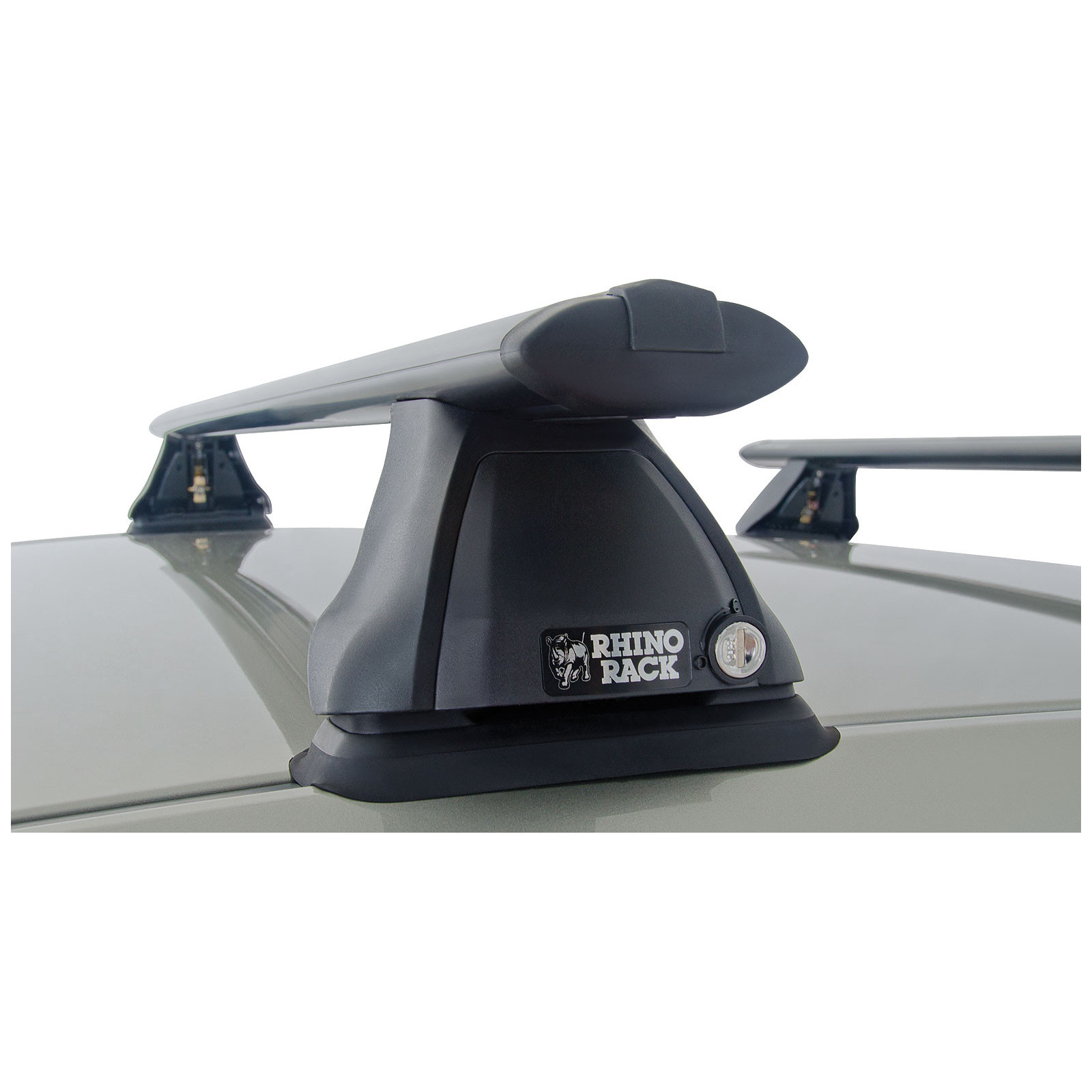 Kit 2 barres de toit noires RHINO-RACK Vortex 2500 FMP • JA2210 