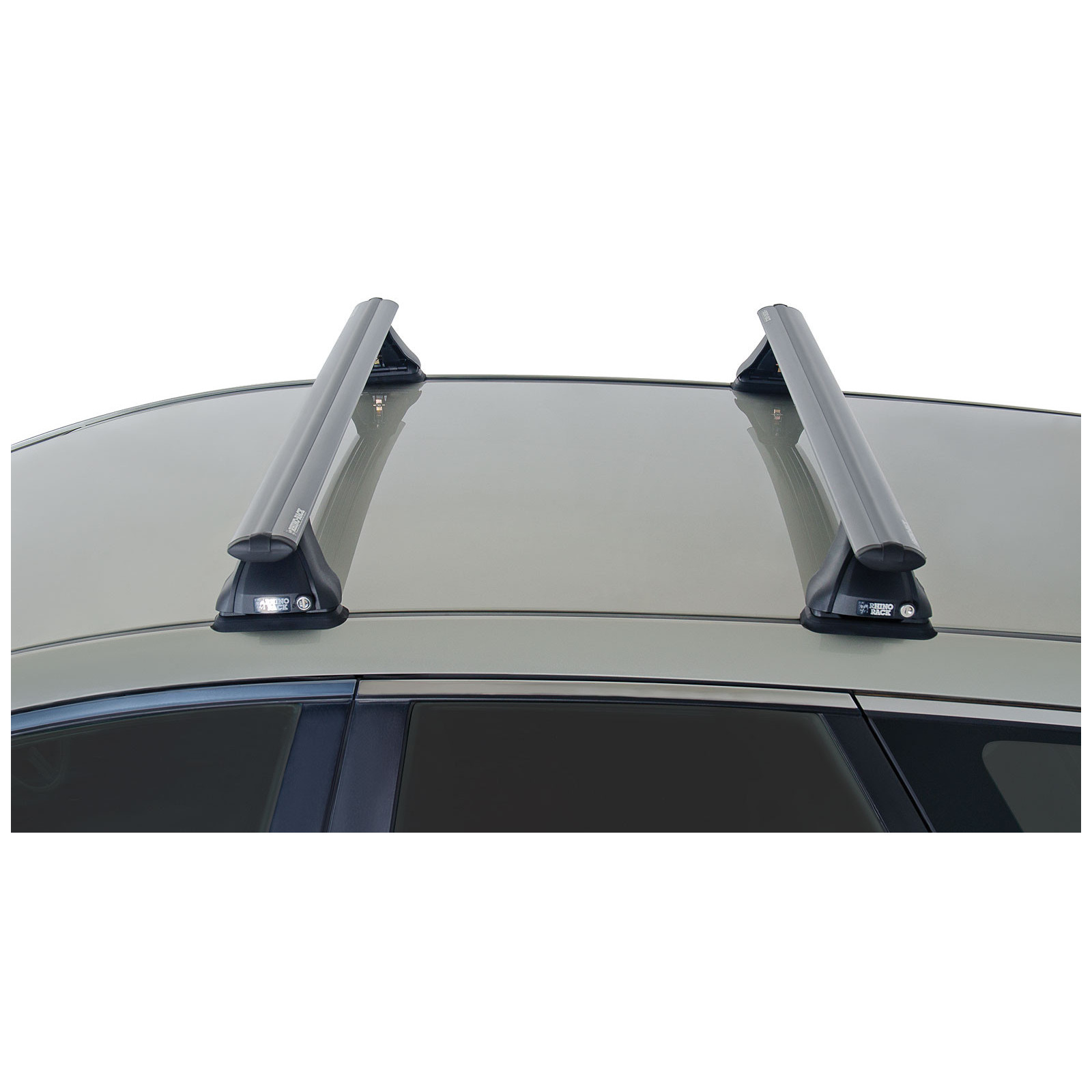 Kit 2 barres de toit noires RHINO-RACK Vortex 2500 FMP • JA2210 