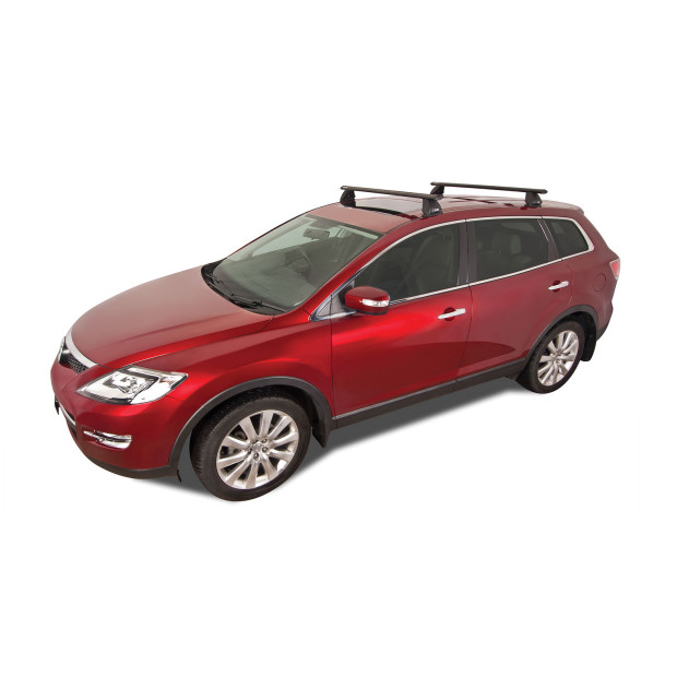 Kit 2 barres de toit noires RHINO-RACK Vortex 2500 FMP • JA2210 