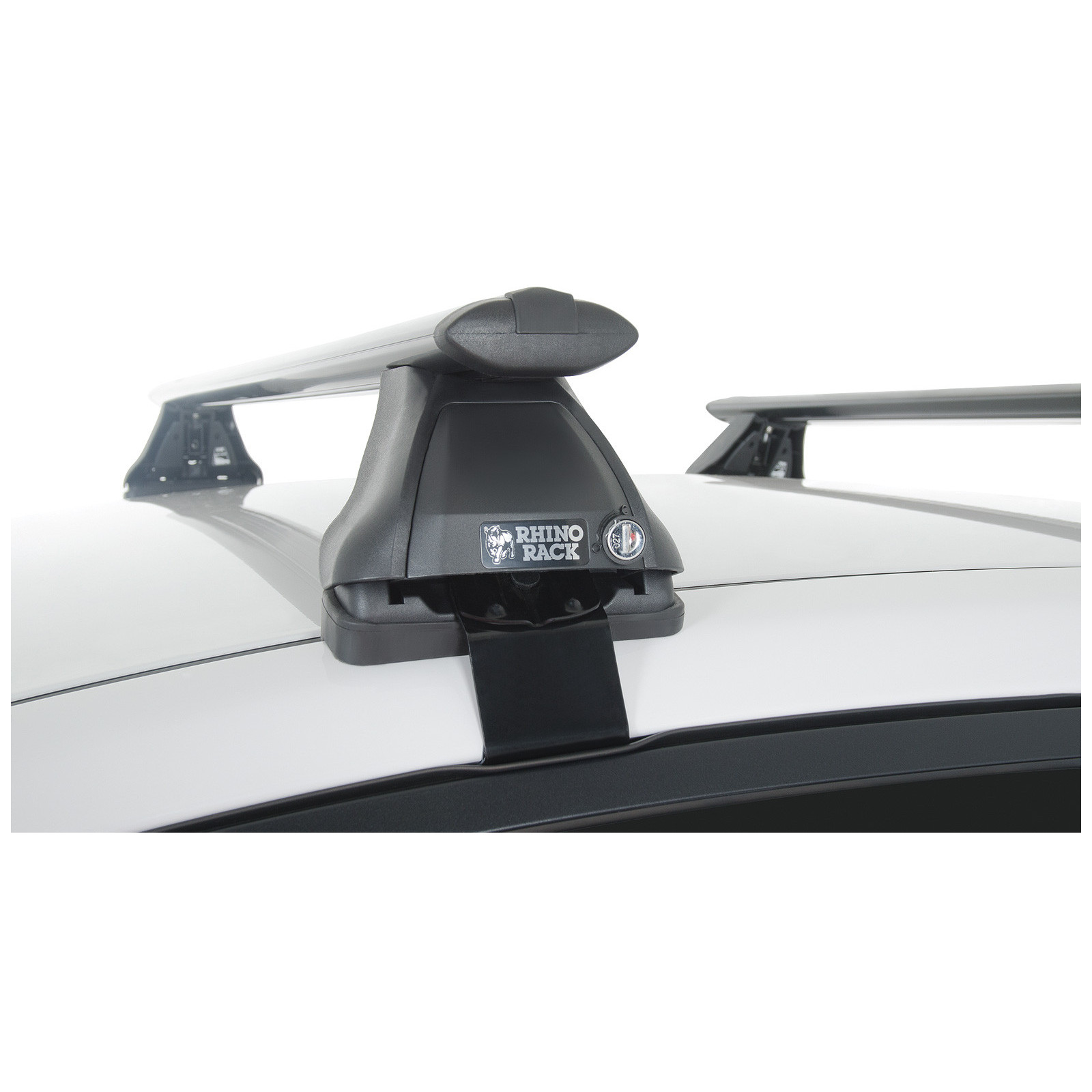 Kit 2 barres de toit noires RHINO-RACK Vortex 2500 • JA2212 