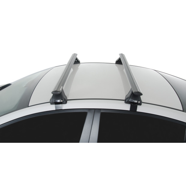 Kit 2 barres de toit noires RHINO-RACK Vortex 2500 • JA2212 