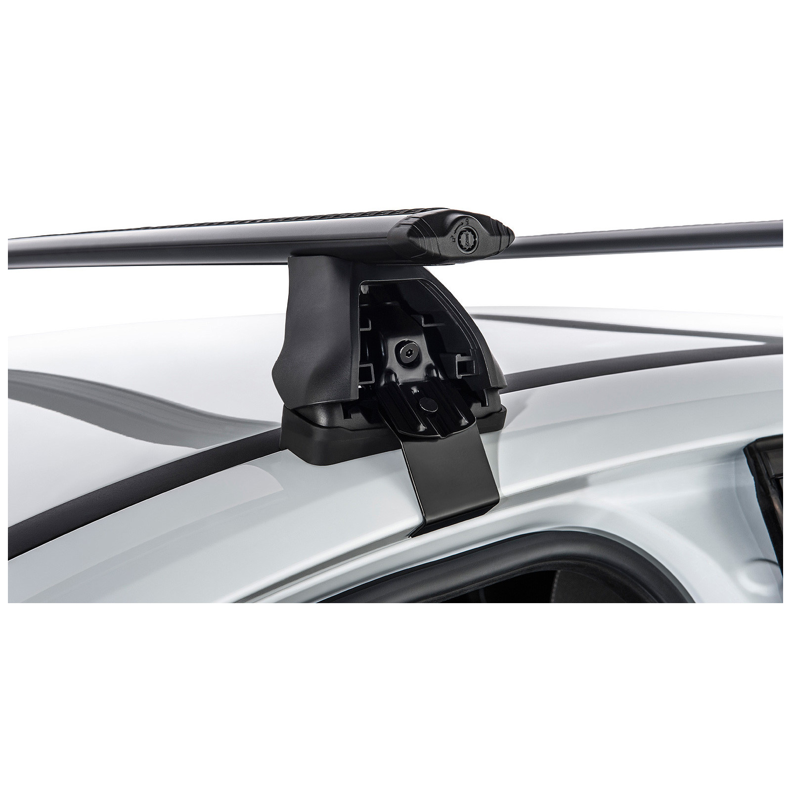 Kit 2 barres de toit noires RHINO-RACK Vortex 2500 • JA2216 