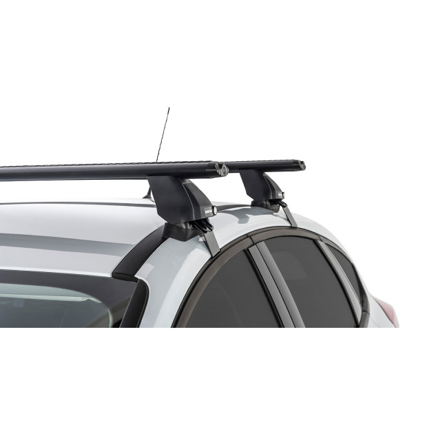 Kit 2 barres de toit noires RHINO-RACK Vortex 2500 • JA2216 