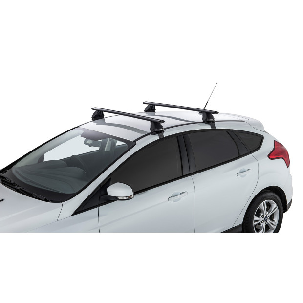 Kit 2 barres de toit noires RHINO-RACK Vortex 2500 • JA2216 