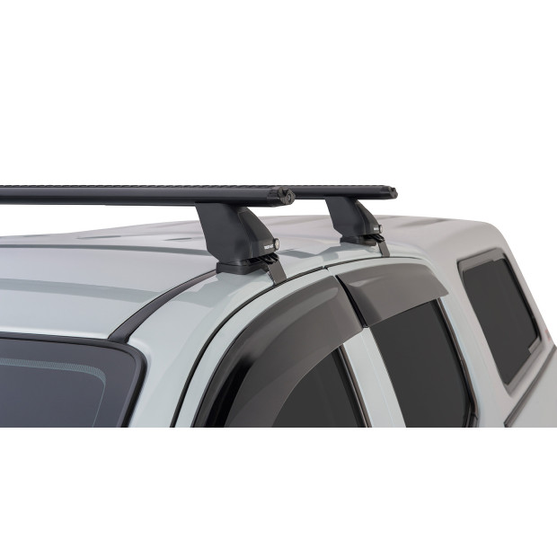 Kit 2 barres de toit noires RHINO-RACK Vortex 2500 • JA2225 