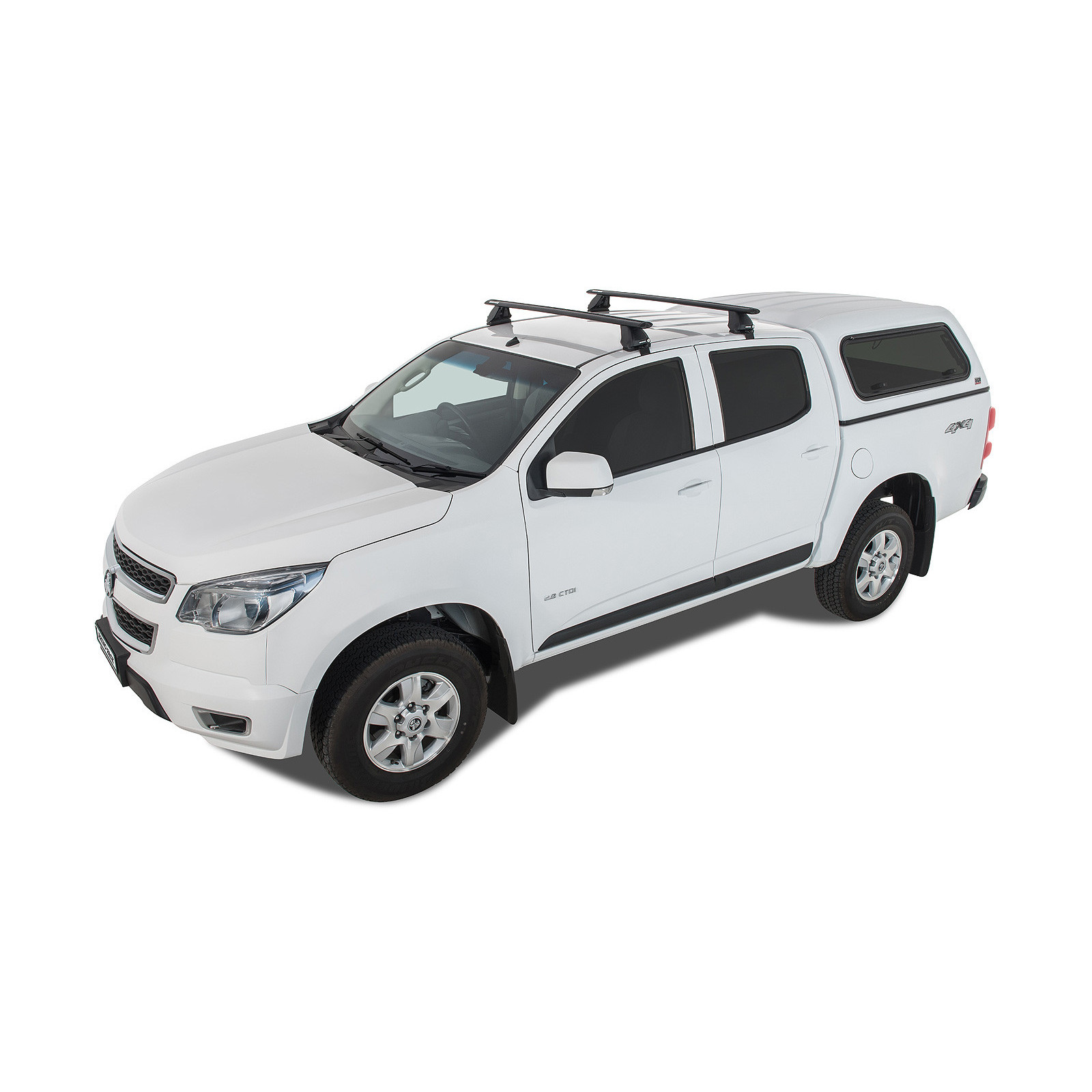 Kit 2 barres de toit noires RHINO-RACK Vortex 2500 • JA2225 