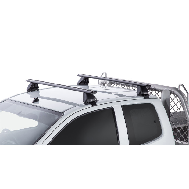 Kit 2 barres de toit noires RHINO-RACK Vortex 2500 • JA2225 