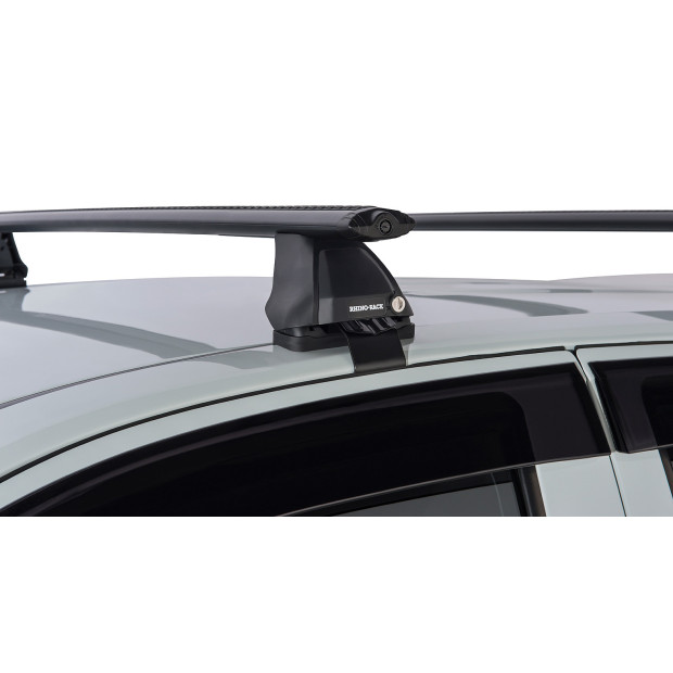 Kit 2 barres de toit noires RHINO-RACK Vortex 2500 • JA2225 