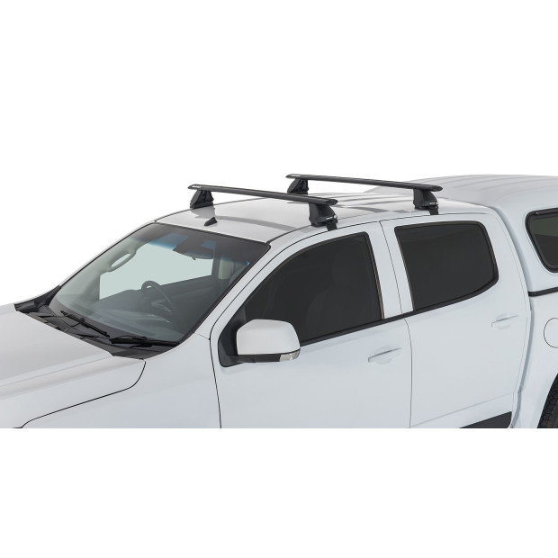 Kit 2 barres de toit noires RHINO-RACK Vortex 2500 • JA2225 