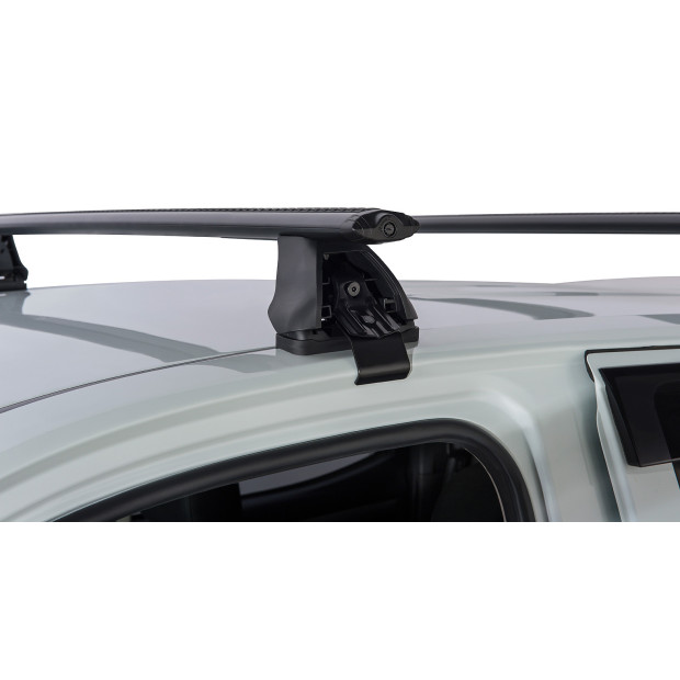 Kit 2 barres de toit noires RHINO-RACK Vortex 2500 • JA2225 