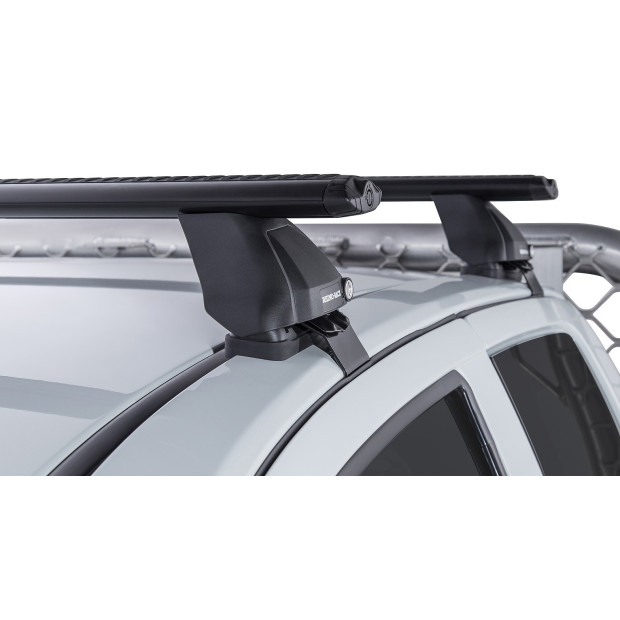 Kit 2 barres de toit noires RHINO-RACK Vortex 2500 • JA2225 