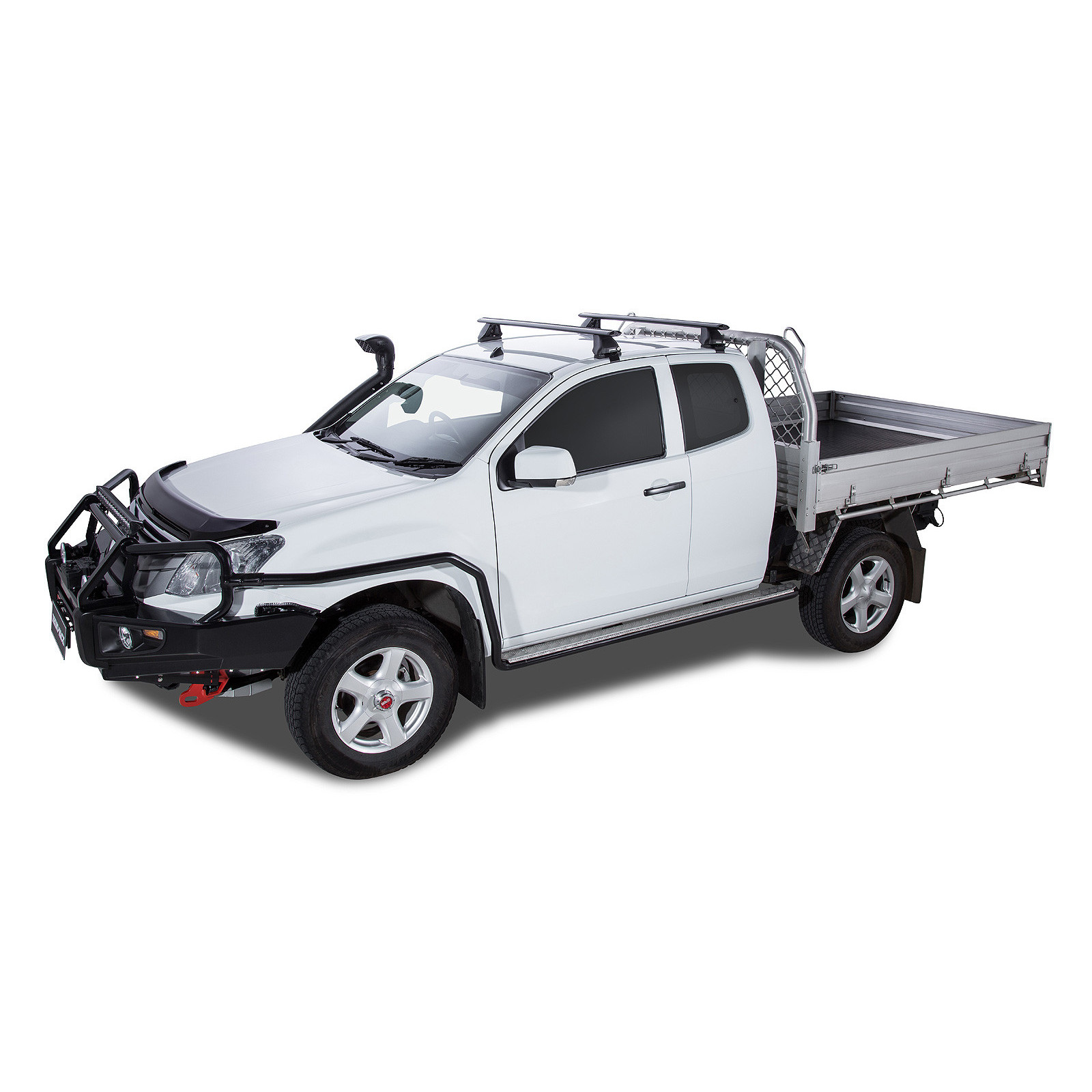 Kit 2 barres de toit noires RHINO-RACK Vortex 2500 • JA2225 