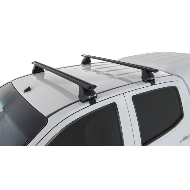 Kit 2 barres de toit noires RHINO-RACK Vortex 2500 • JA2225 