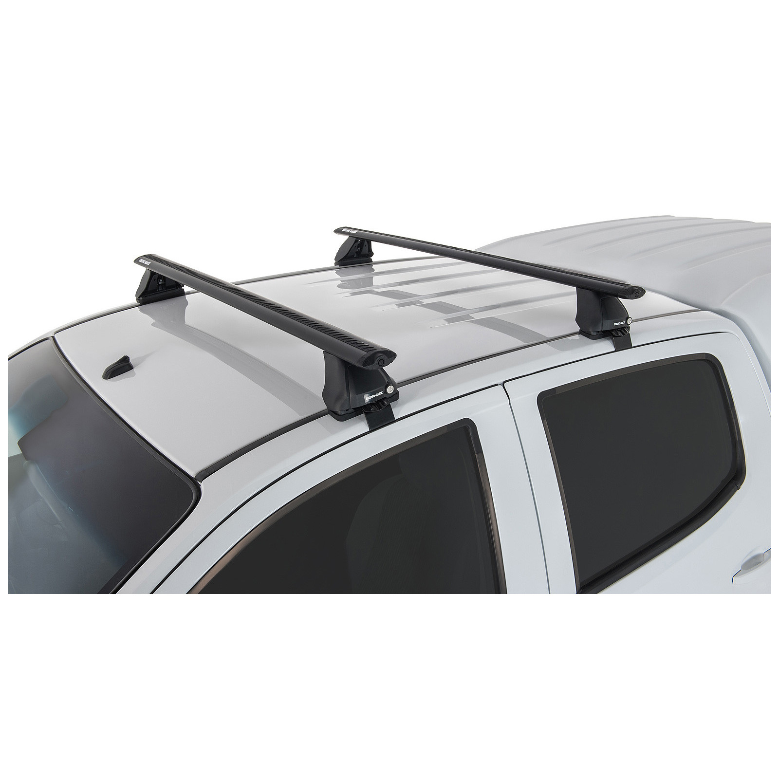 Kit 2 barres de toit noires RHINO-RACK Vortex 2500 • JA2225 