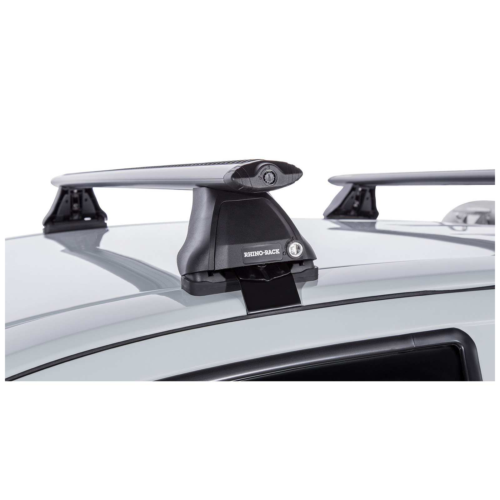 Kit 2 barres de toit noires RHINO-RACK Vortex 2500 • JA2225 