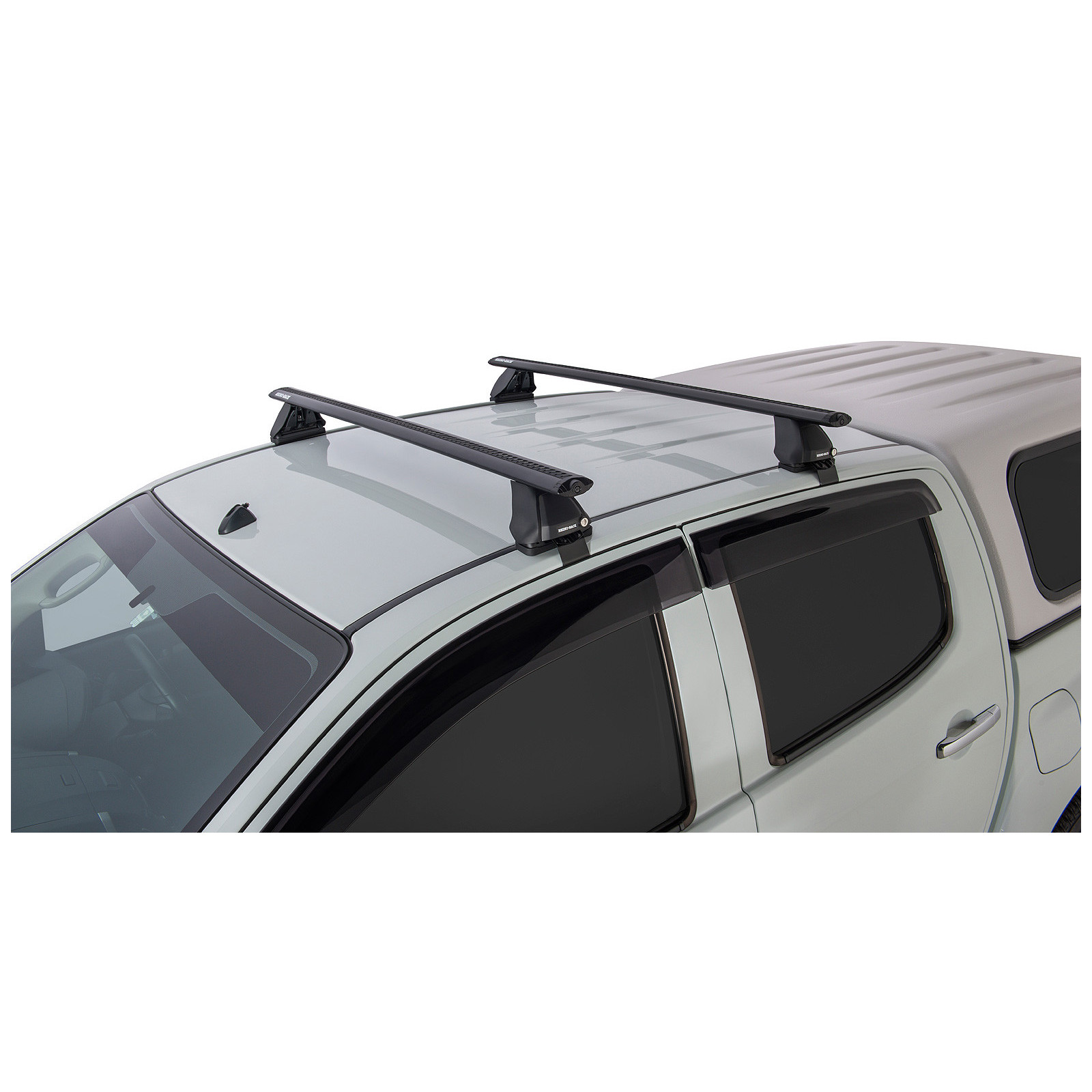 Kit 2 barres de toit noires RHINO-RACK Vortex 2500 • JA2225 