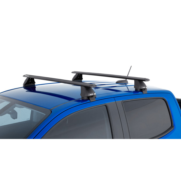 Kit 2 barres de toit noires RHINO-RACK Vortex 2500 • JA2225 