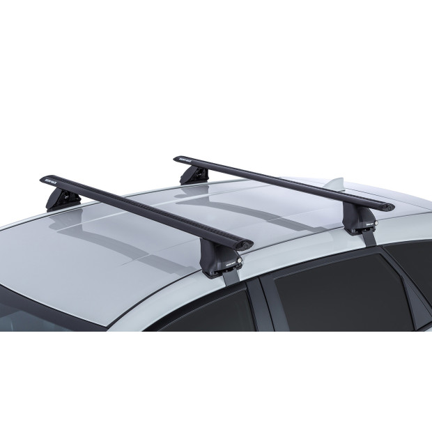 Kit 2 barres de toit noires RHINO-RACK Vortex 2500 • JA2230 