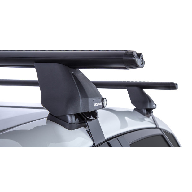 Kit 2 barres de toit noires RHINO-RACK Vortex 2500 • JA2230 