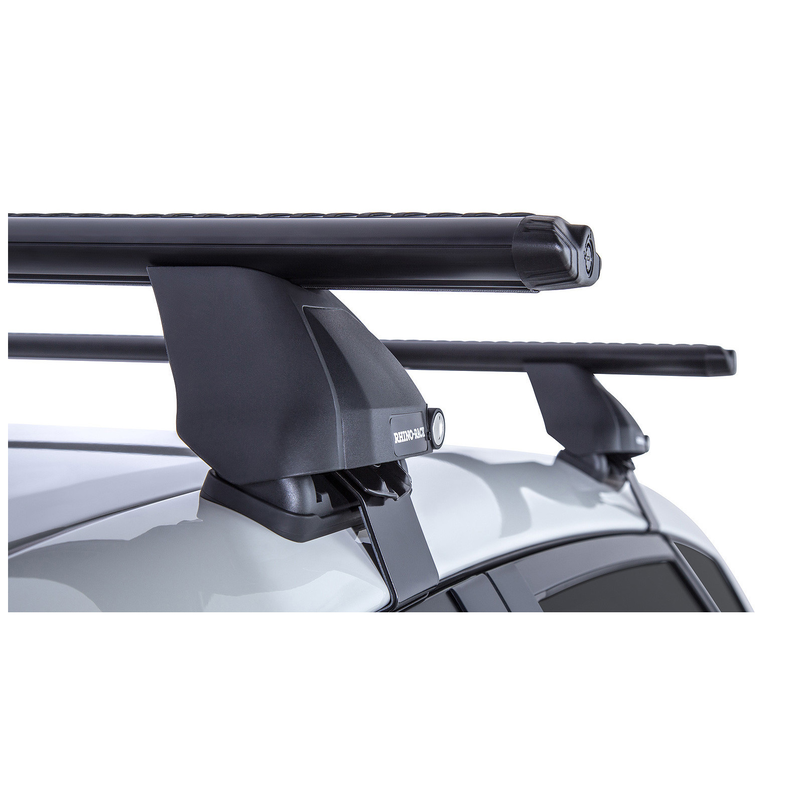 Kit 2 barres de toit noires RHINO-RACK Vortex 2500 • JA2230 