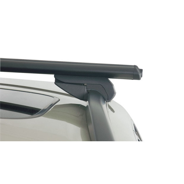 Kit 2 barres de toit noires RHINO-RACK Vortex SX • JA2265 