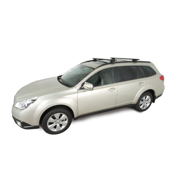 Kit 2 barres de toit noires RHINO-RACK Vortex SX • JA2265 