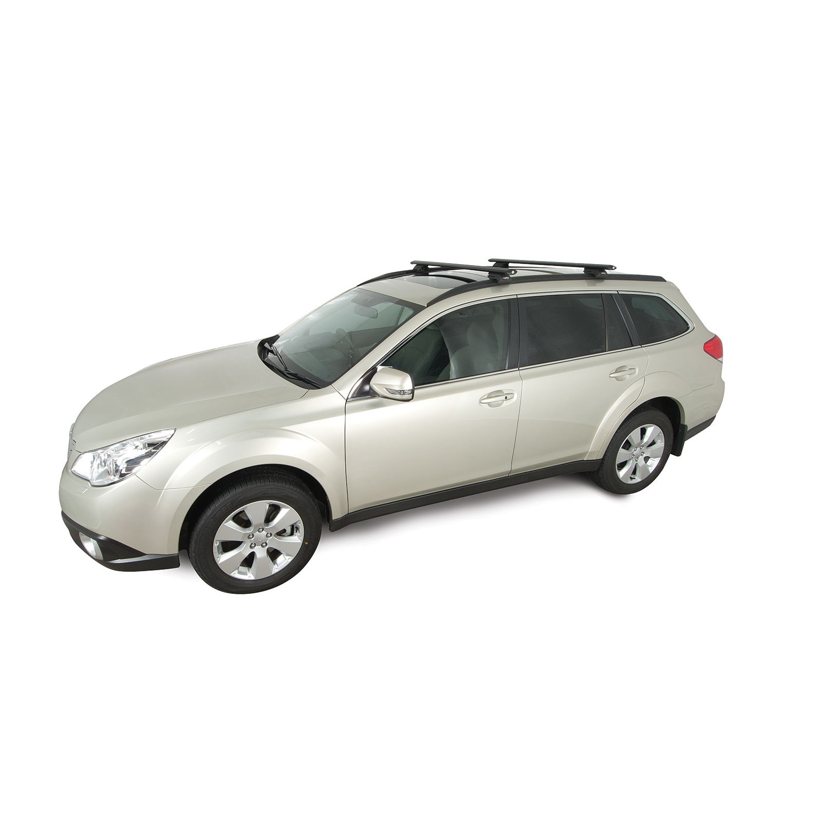 Kit 2 barres de toit noires RHINO-RACK Vortex SX • JA2265 