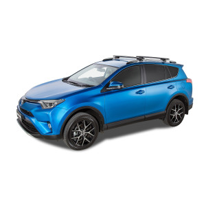 Kit 2 barres de toit noires RHINO-RACK Vortex SX • JA2269 