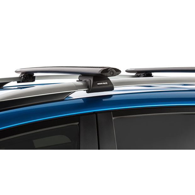 Kit 2 barres de toit noires RHINO-RACK Vortex SX • JA2269 