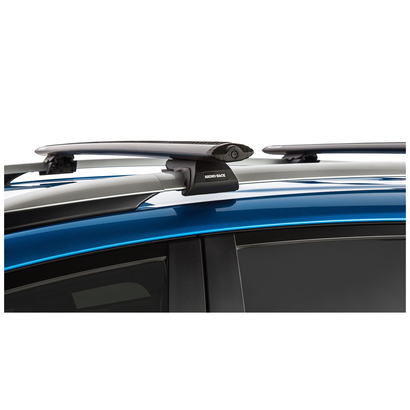 Kit 2 barres de toit noires RHINO-RACK Vortex SX • JA2269 