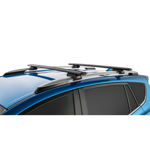 Kit 2 barres de toit noires RHINO-RACK Vortex SX • JA2269 