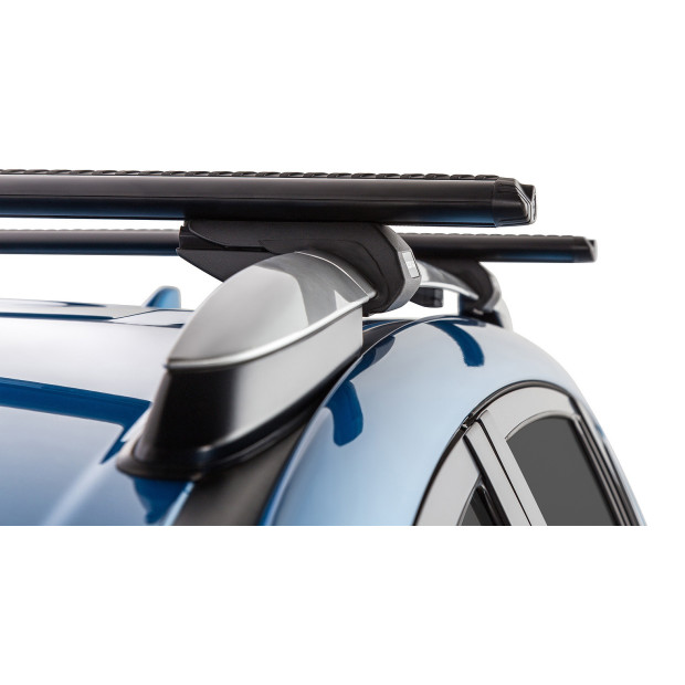 Kit 2 barres de toit noires RHINO-RACK Vortex SX • JA2269 