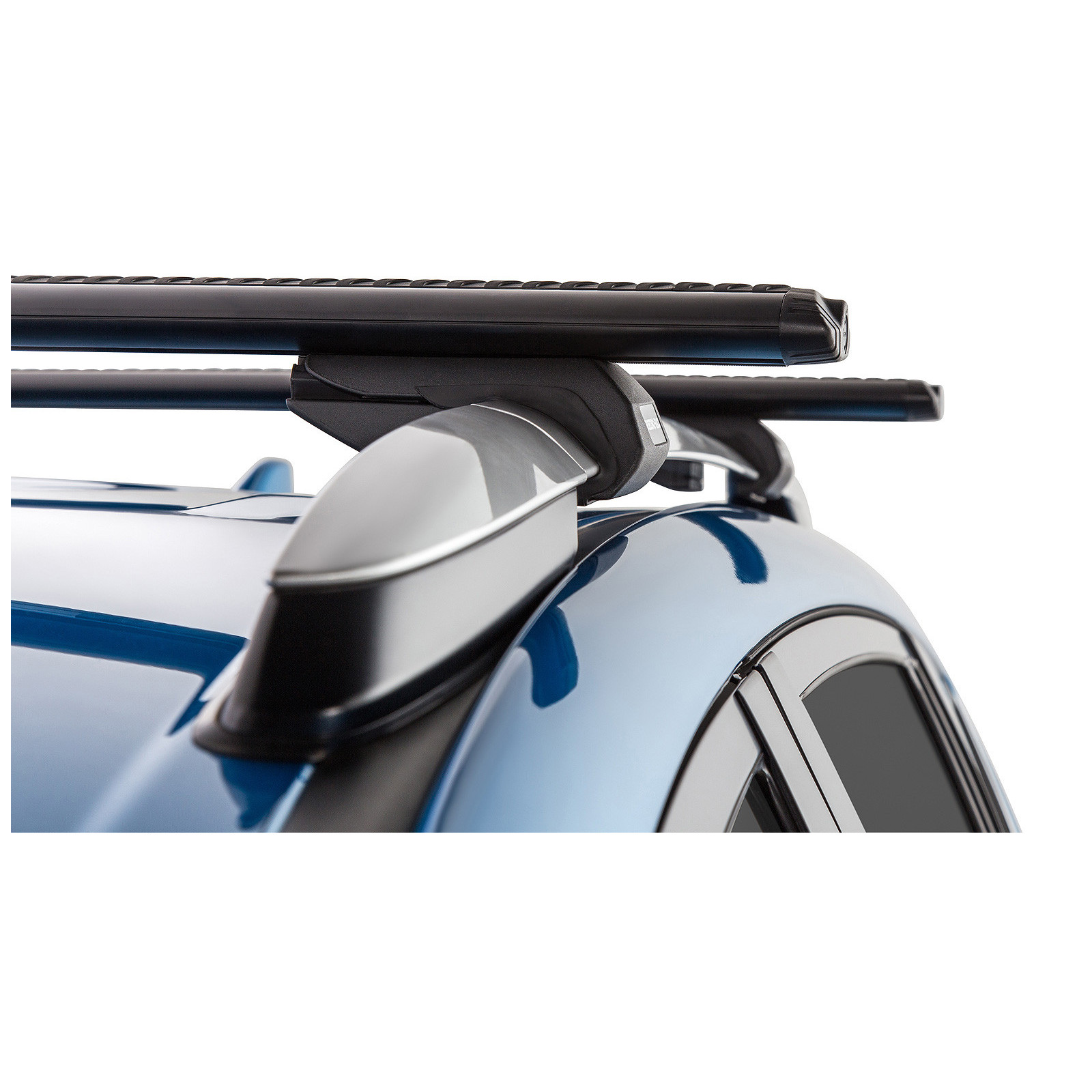 Kit 2 barres de toit noires RHINO-RACK Vortex SX • JA2269 