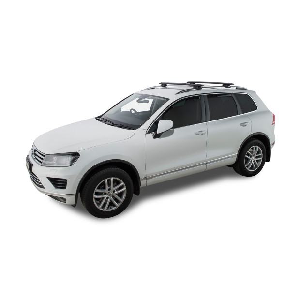 Kit 2 barres de toit noires RHINO-RACK Vortex SX • JA2270 