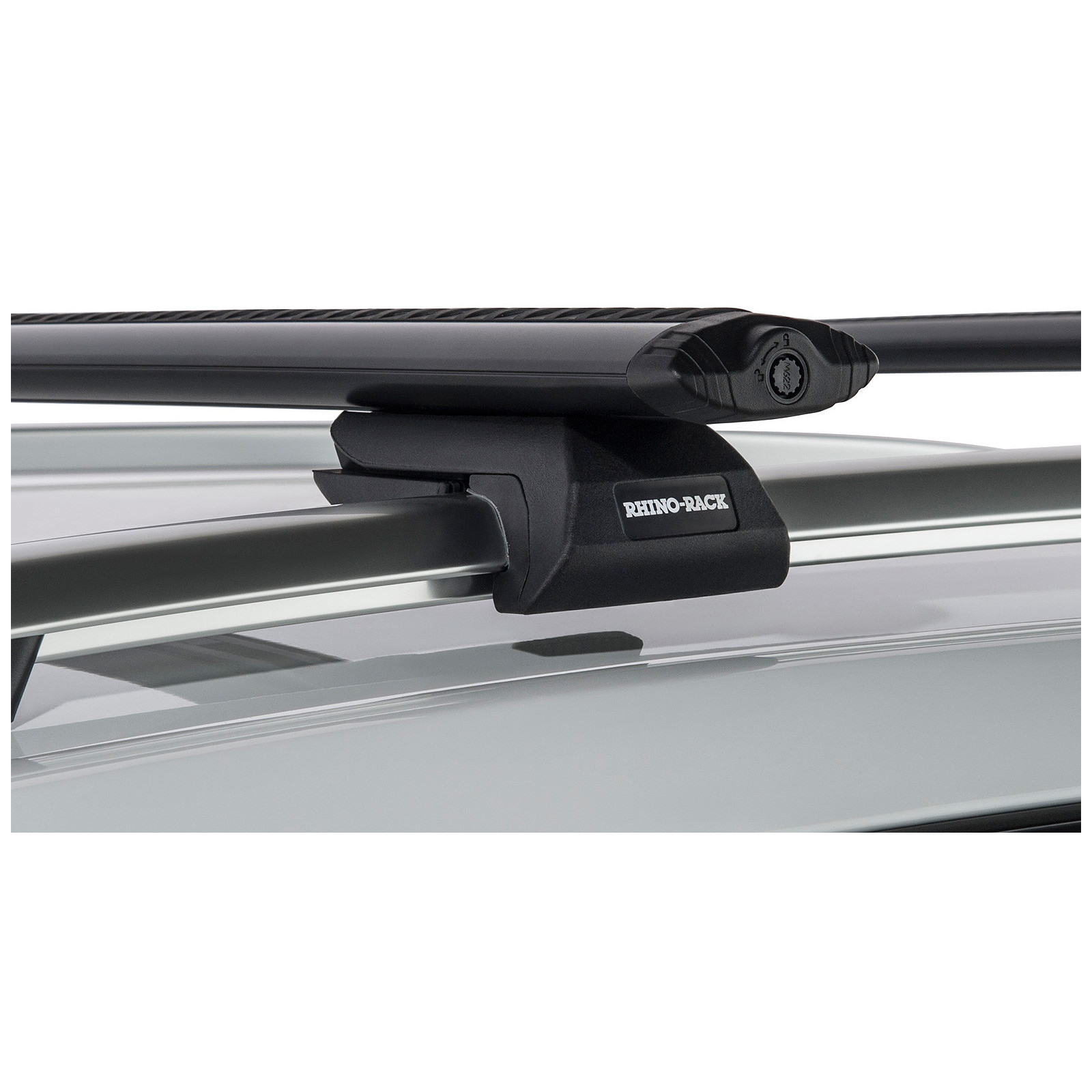 Kit 2 barres de toit noires RHINO-RACK Vortex SX • JA2270 