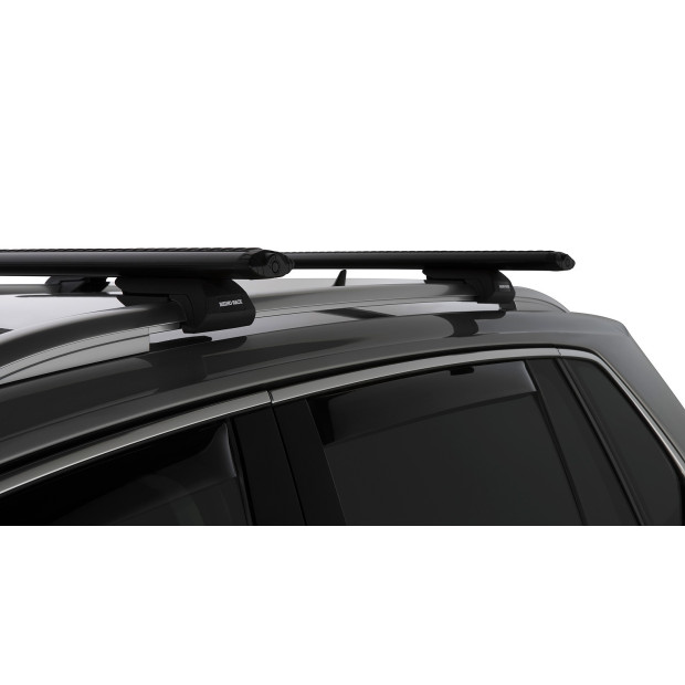 Kit 2 barres de toit noires RHINO-RACK Vortex SX • JA2270 