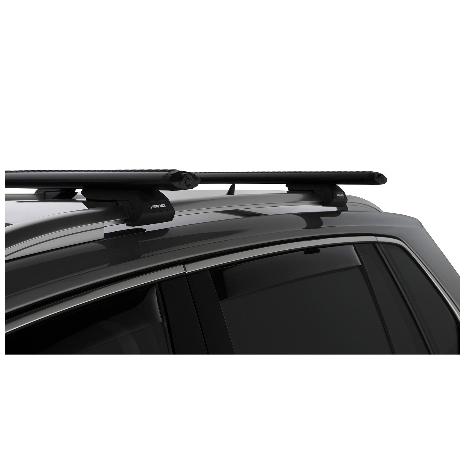 Kit 2 barres de toit noires RHINO-RACK Vortex SX • JA2270 