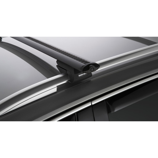 Kit 2 barres de toit noires RHINO-RACK Vortex SX • JA2270 