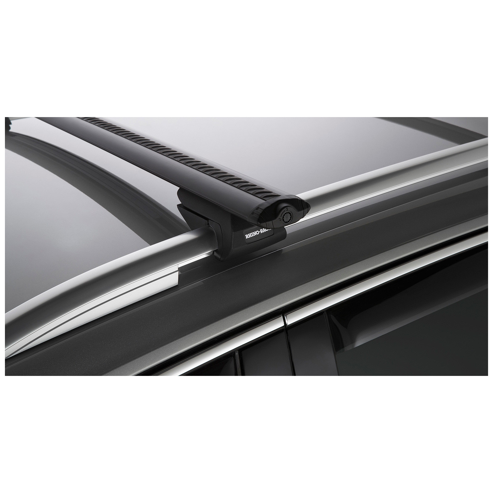 Kit 2 barres de toit noires RHINO-RACK Vortex SX • JA2270 