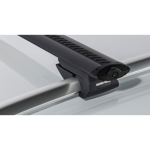 Kit 2 barres de toit noires RHINO-RACK Vortex SX • JA2270 