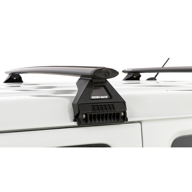 Kit 2 barres de toit noires RHINO-RACK Vortex RL110 • JA2491 
