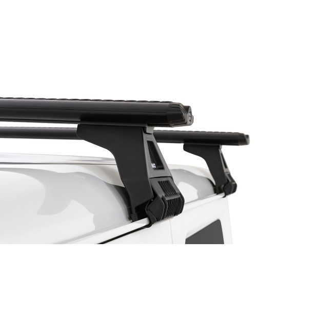 Kit 2 barres de toit noires RHINO-RACK Vortex RL110 • JA2491 