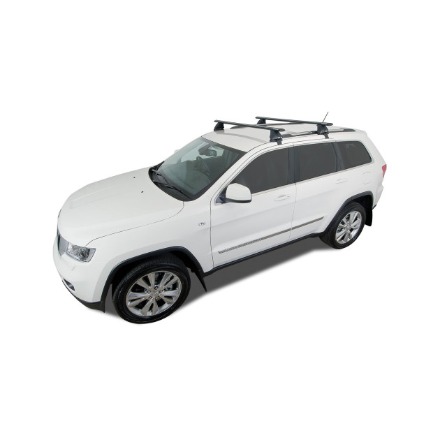 Kit 2 barres de toit noires RHINO-RACK Vortex 2500 • JA2526 