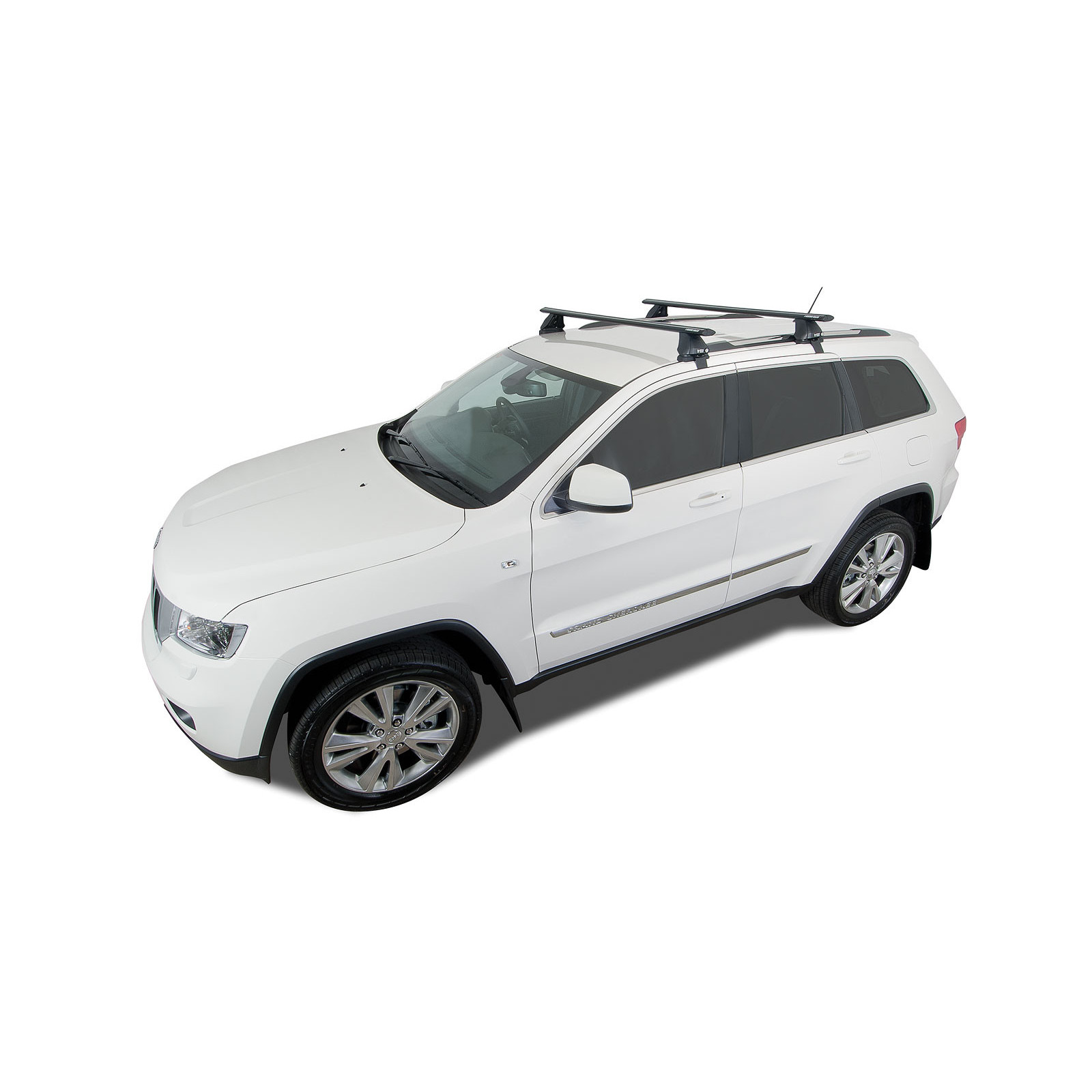 Kit 2 barres de toit noires RHINO-RACK Vortex 2500 • JA2526 