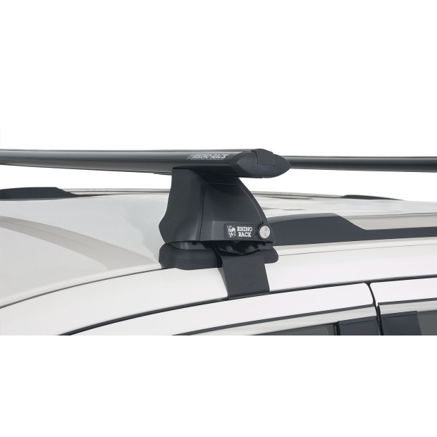 Kit 2 barres de toit noires RHINO-RACK Vortex 2500 • JA2526 