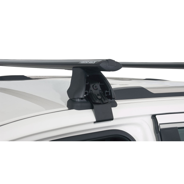 Kit 2 barres de toit noires RHINO-RACK Vortex 2500 • JA2526 